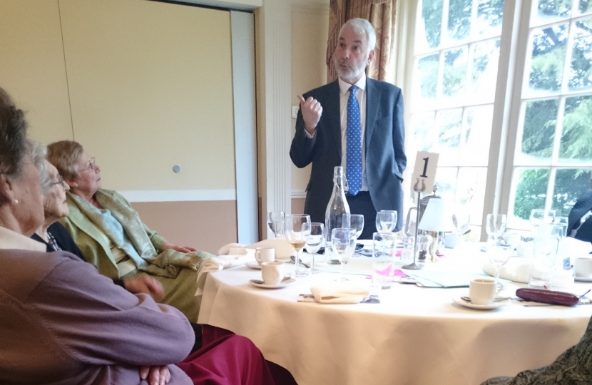 PCC Candidate Addresses Luncheon Club